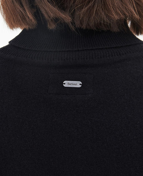 Dolcevita Donna misto lana Pendle Nero Barbour- Francavilla Moda